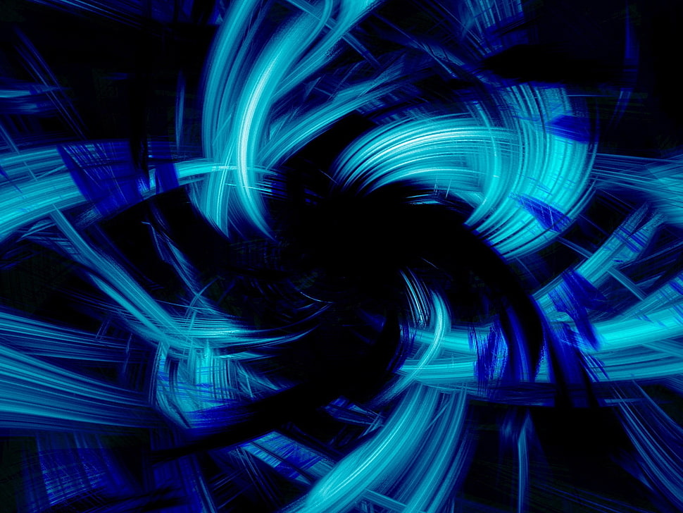black and teal vortex vector wallpaper HD wallpaper